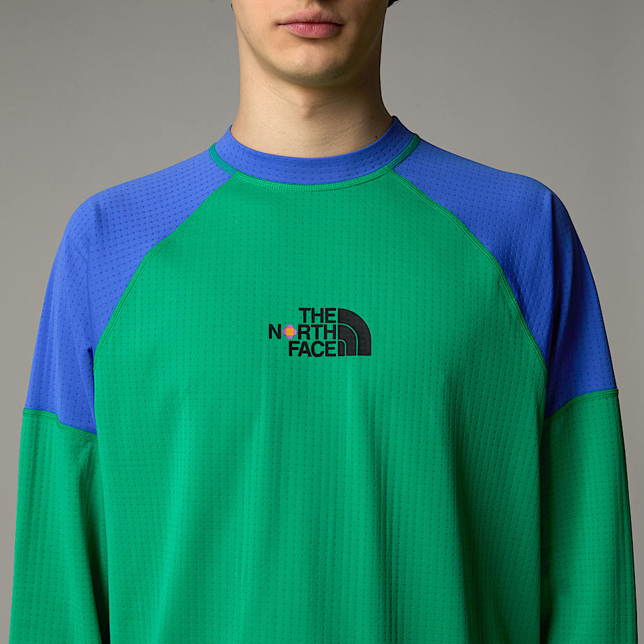 Men The North Face X Yinka Ilori Long-Sleeve Tech T Shirts Green | NF0A63V8P