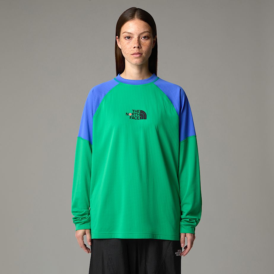 Men The North Face X Yinka Ilori Long-Sleeve Tech T Shirts Green | NF0A63V8P