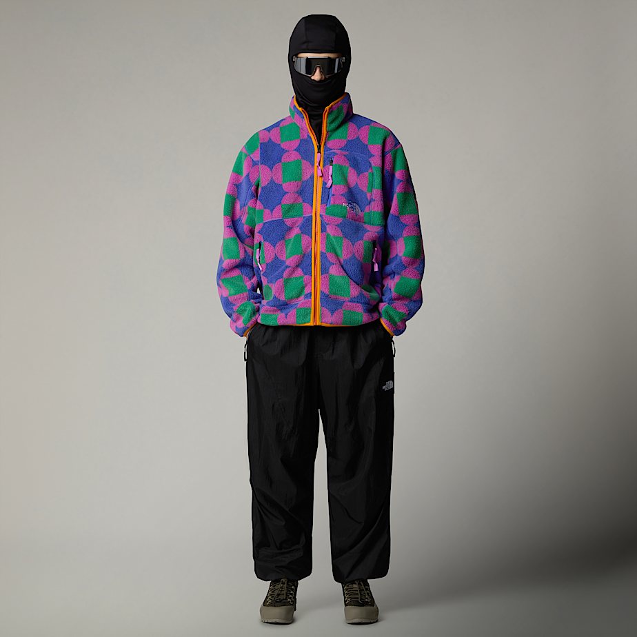Men The North Face X Yinka Ilori Printed Reversible Fleece Jackets Blue | NF0A26C2S