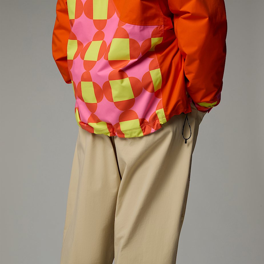 Men The North Face X Yinka Ilori Printed 2L Rain Shell Jackets Orange | NF0A12A5J