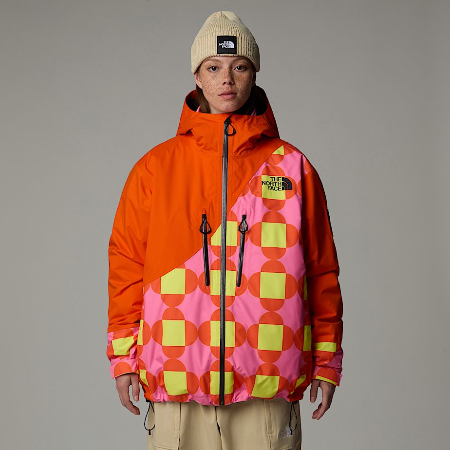 Men The North Face X Yinka Ilori Printed 2L Rain Shell Jackets Orange | NF0A12A5J