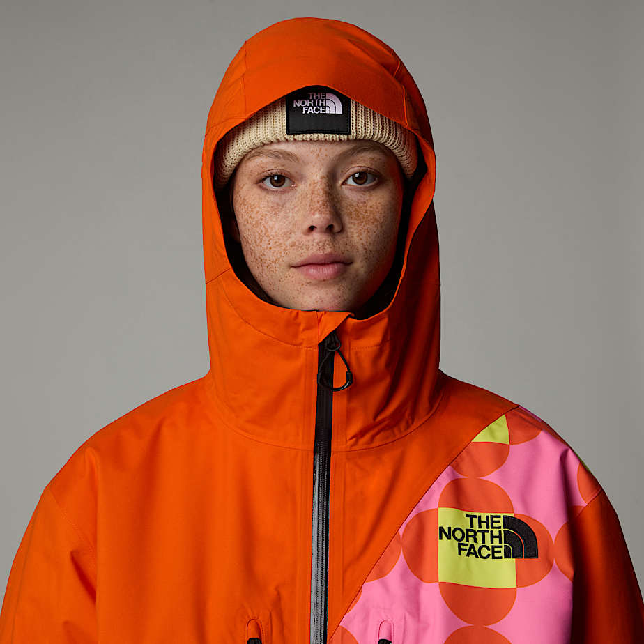 Men The North Face X Yinka Ilori Printed 2L Rain Shell Jackets Orange | NF0A12A5J