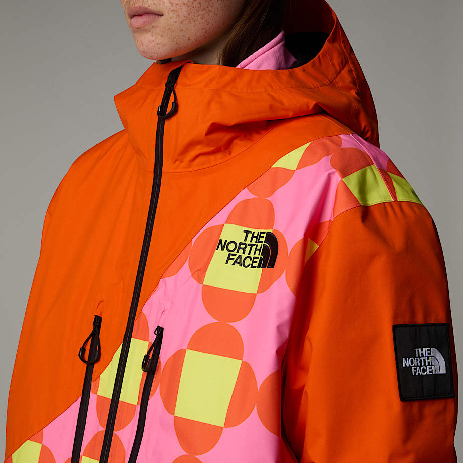 Men The North Face X Yinka Ilori Printed 2L Rain Shell Jackets Orange | NF0A12A5J