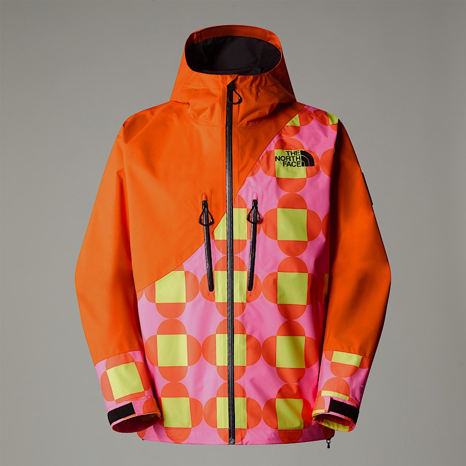 Men The North Face X Yinka Ilori Printed 2L Rain Shell Jackets Orange | NF0A12A5J