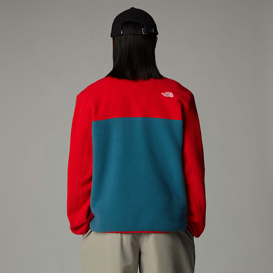 Men The North Face Yumiori 1/4 Zip Fleece Jacket Pullover Blue | NF0A11S0Y