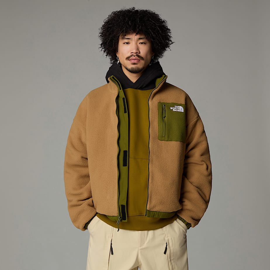 Men The North Face Yumiori Reversible Fleece Jackets Brown | NF0A29A8X