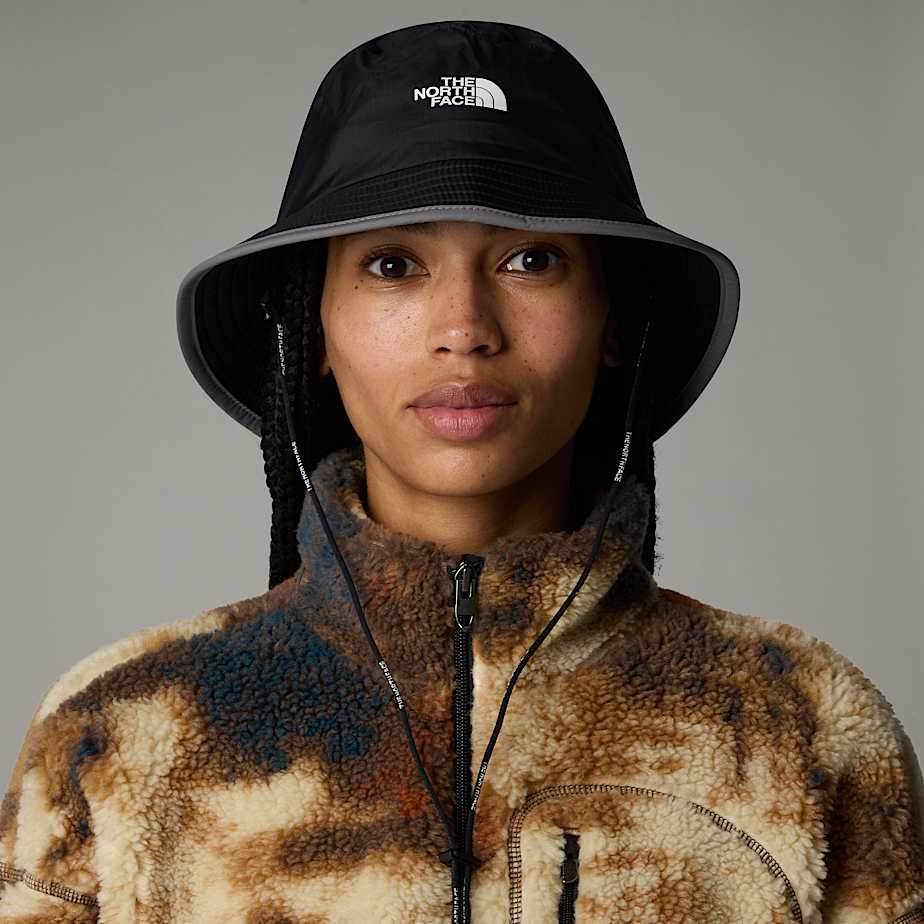 Women The North Face Antora Rain Bucket Hats Black | NF0A98P8D