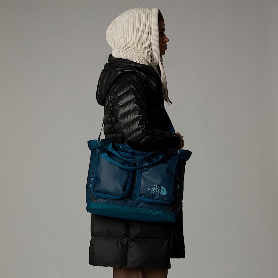 Women The North Face Base Camp Voyager Tote Bags Blue | NF0A47A1N