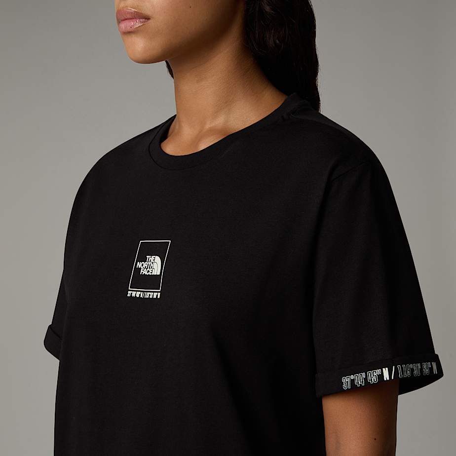 Women The North Face Coordinates T Shirts Black | NF0A65C9F