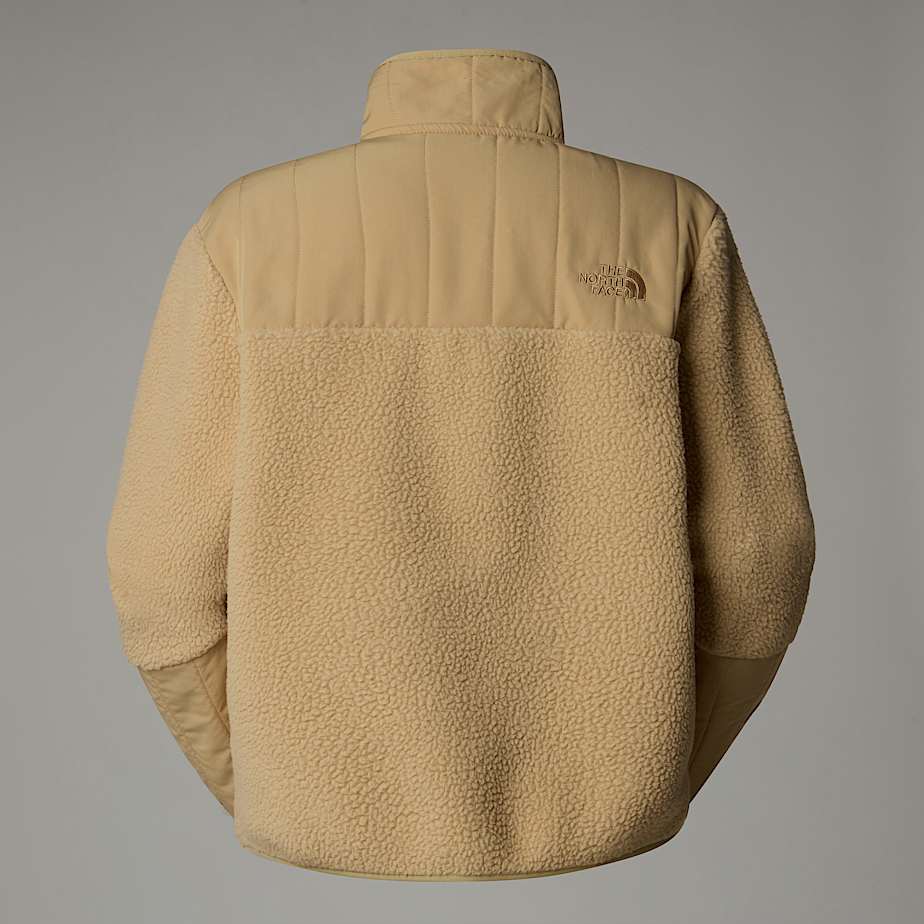 Women The North Face Cragmont 1/4 Neck Fleece Pullover Khaki | NF0A63G0N