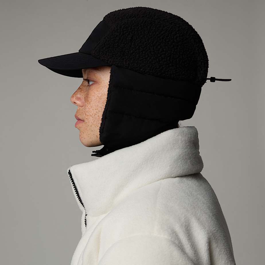Women The North Face Cragmont Fleece Trapper Hats Black | NF0A40U0L