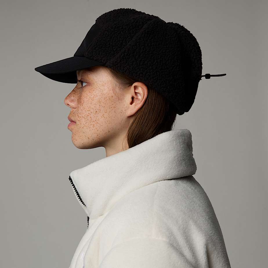 Women The North Face Cragmont Fleece Trapper Hats Black | NF0A40U0L