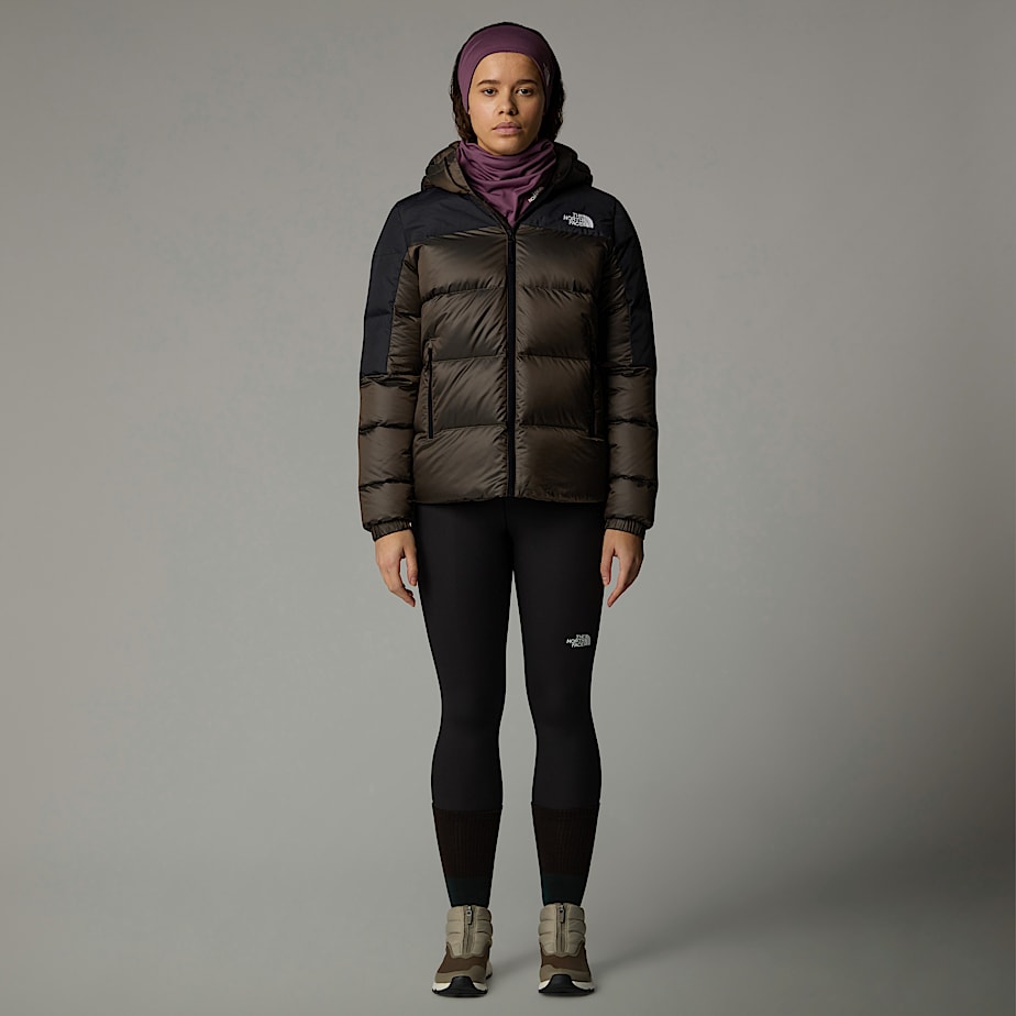 Women The North Face Diablo Down 2.0 Hooded Jackets Brown | NF0A51W7U