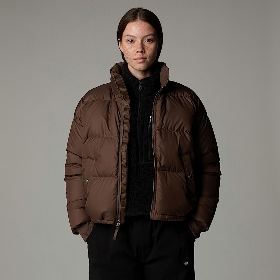 Women The North Face Down Paralta Down Jackets Brown | NF0A62C4F