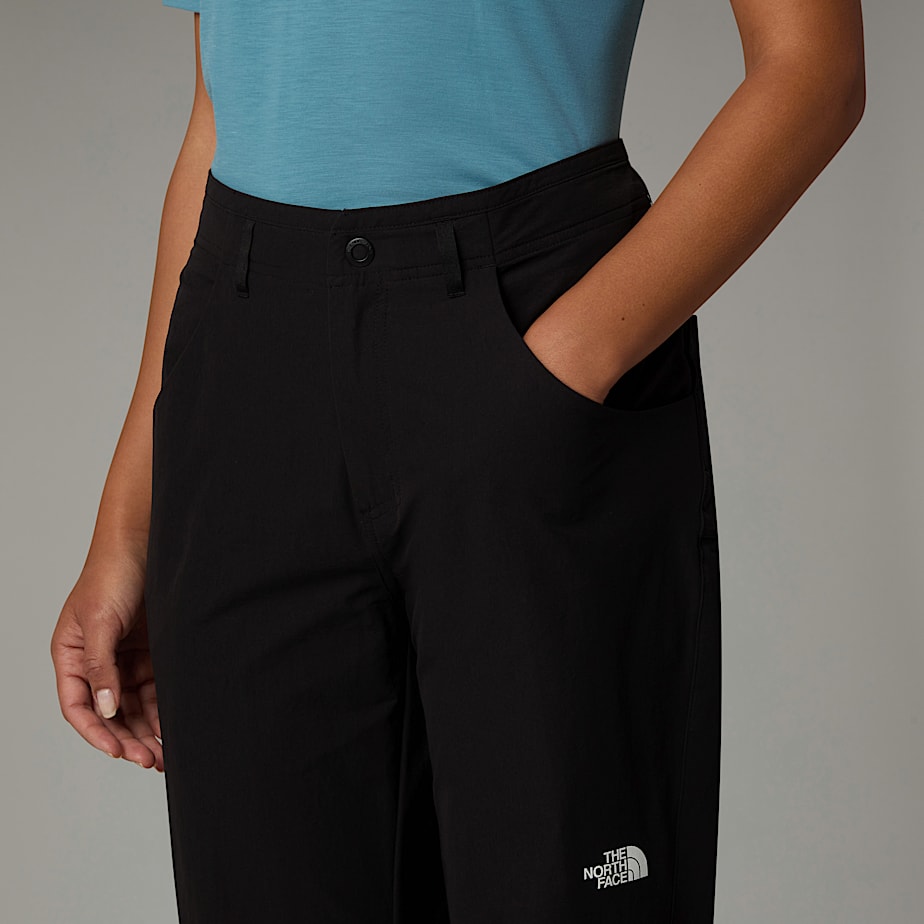 Women The North Face Exploration Pants Black | NF0A16W0F