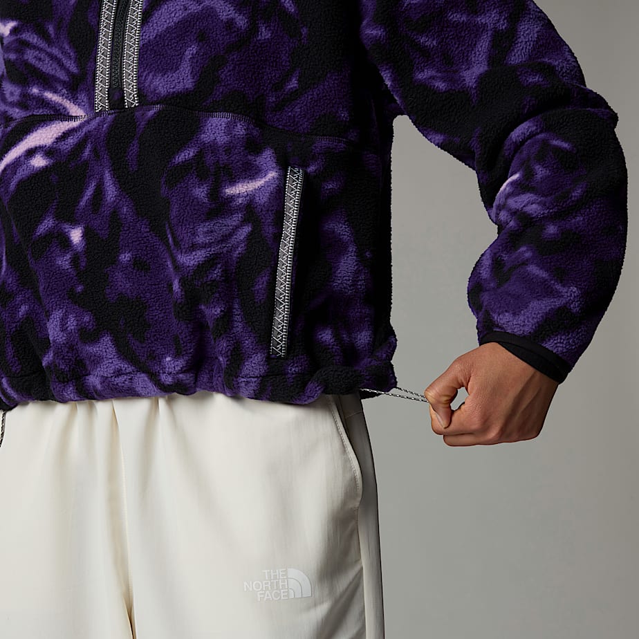 Women The North Face Fleeski 1/4 Zip Fleece Pullover Purple | NF0A52H0F