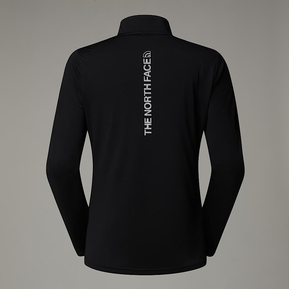 Women The North Face Flex 1/4 Zip Graphic Long-Sleeve T Shirts Black | NF0A20Q5F