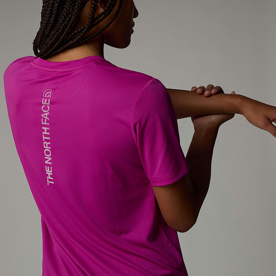 Women The North Face Flex Graphic T Shirts Pink | NF0A07Z4K
