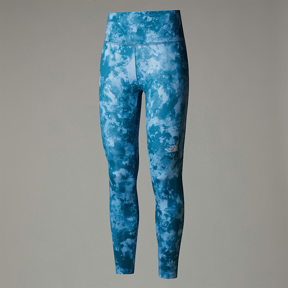 Women The North Face Flex High Rise 7/8 Printed Leggings Blue | NF0A20V7T