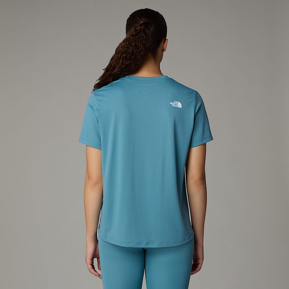 Women The North Face Flex T Shirts Blue | NF0A04M2Z