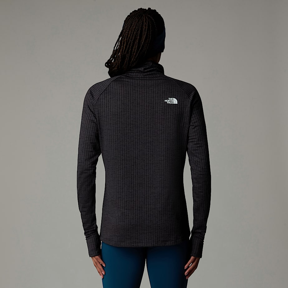 Women The North Face Flex Warm Funnel Neck T Shirts Black | NF0A57M6W