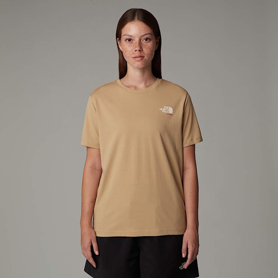 Women The North Face Germany Redbox T Shirts Khaki | NF0A36I9L
