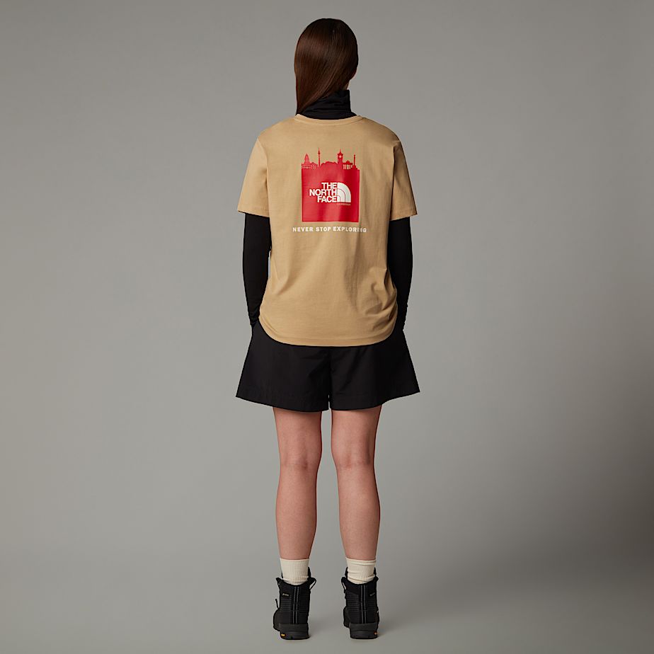 Women The North Face Germany Redbox T Shirts Khaki | NF0A36I9L