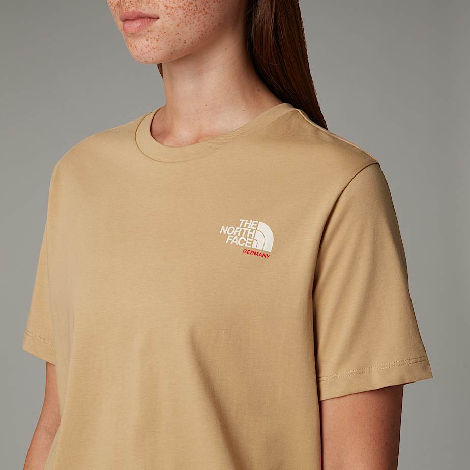 Women The North Face Germany Redbox T Shirts Khaki | NF0A36I9L