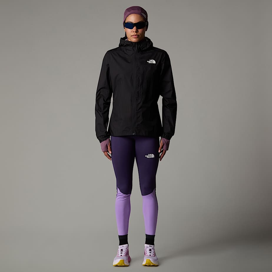 Women The North Face Higher Run Rain Jackets Black | NF0A72A8T