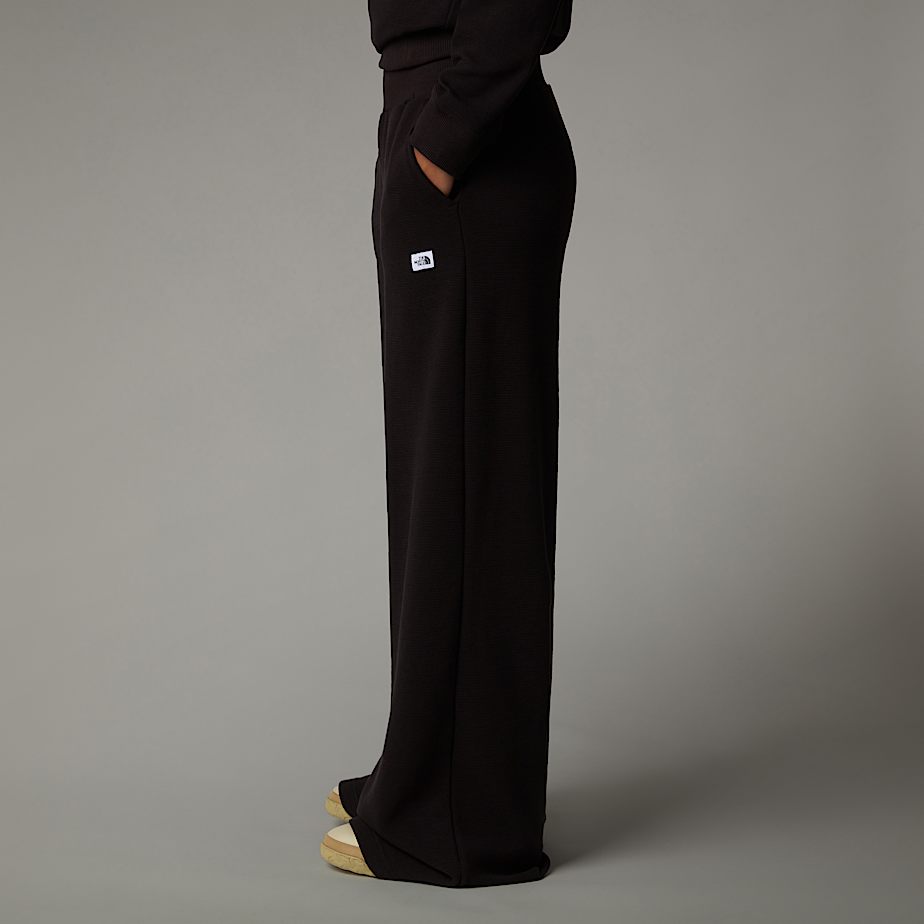 Women The North Face Hoden Wide Leg Joggers Black | NF0A50Y7S