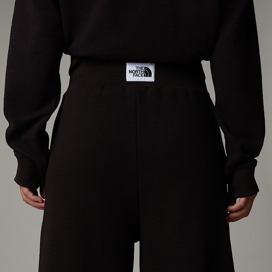 Women The North Face Hoden Wide Leg Joggers Black | NF0A50Y7S