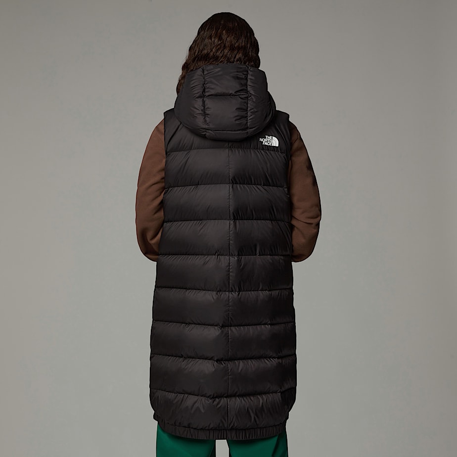 Women The North Face Hyalite Long Down Vest Black | NF0A30I3R