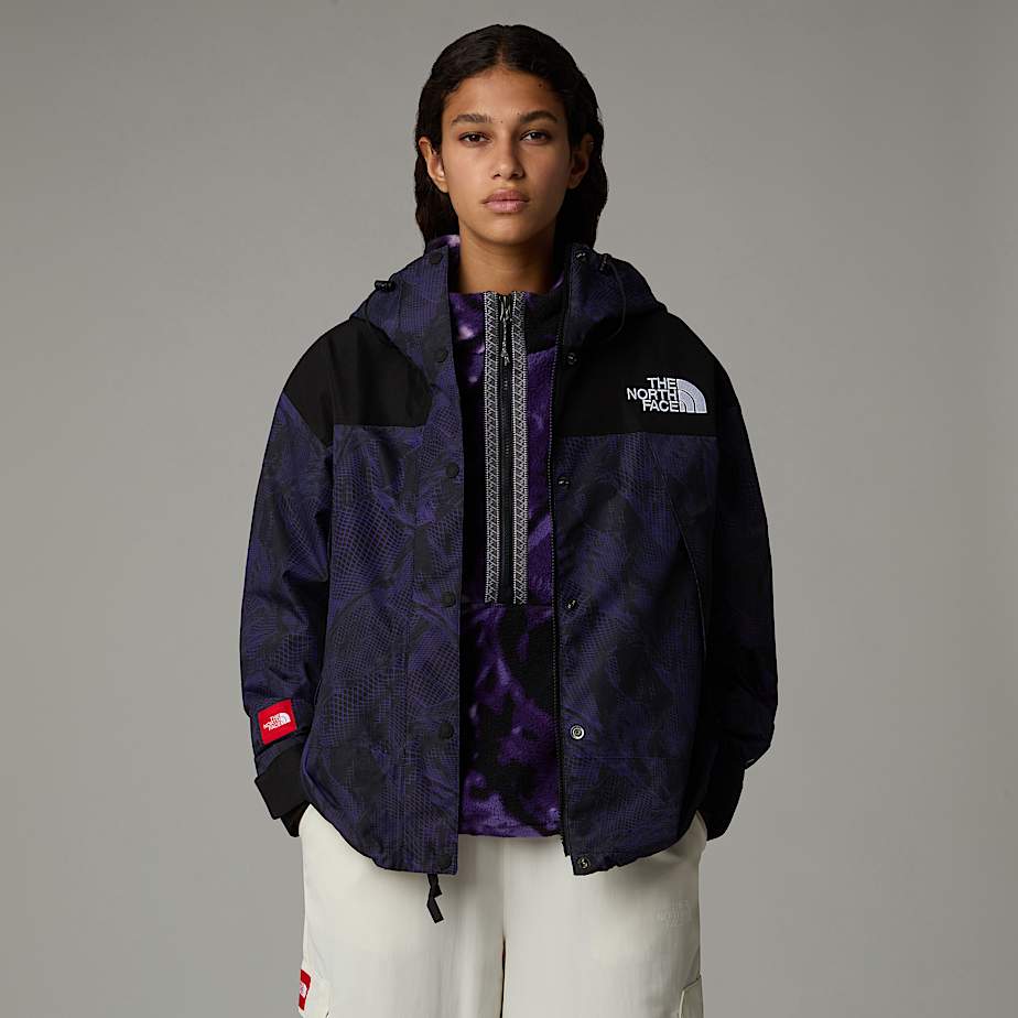 Women The North Face Mountain Mono Short Jackets Purple | NF0A54O8X
