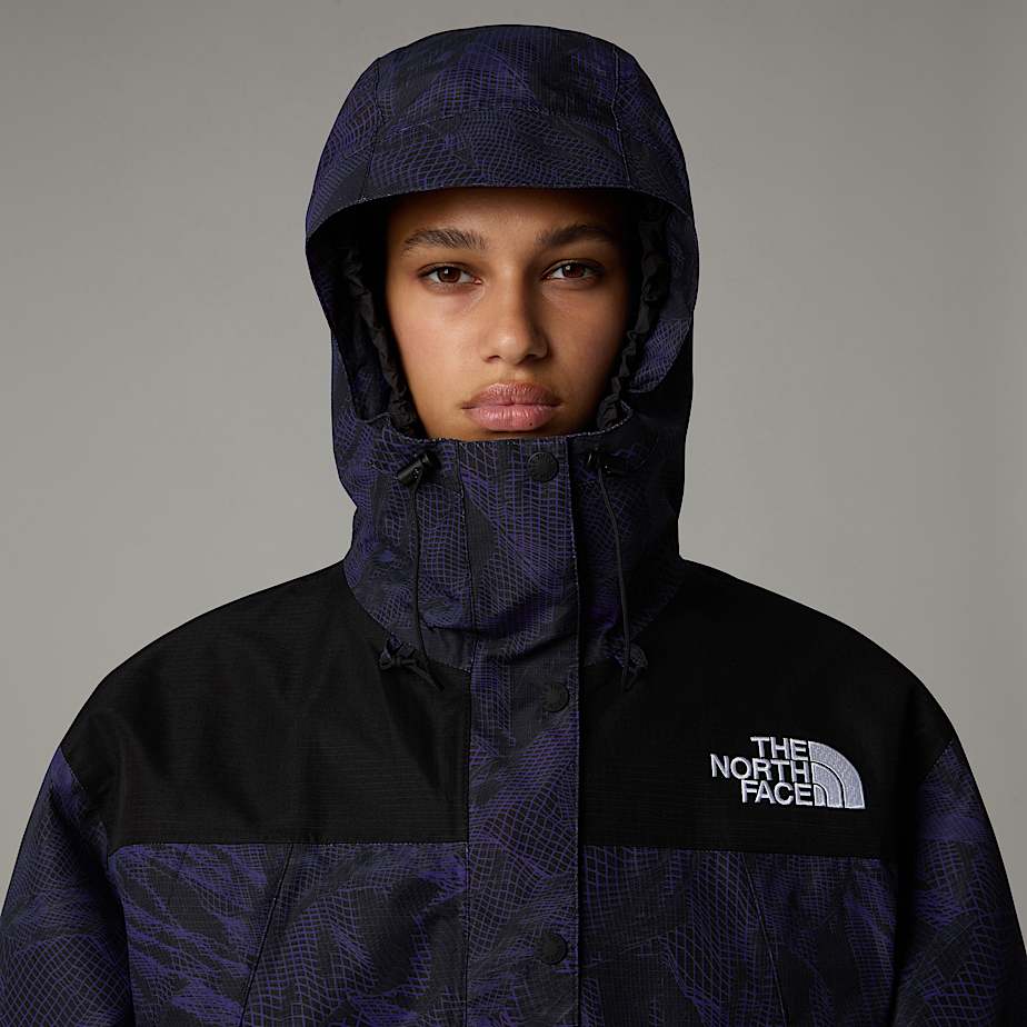 Women The North Face Mountain Mono Short Jackets Purple | NF0A54O8X