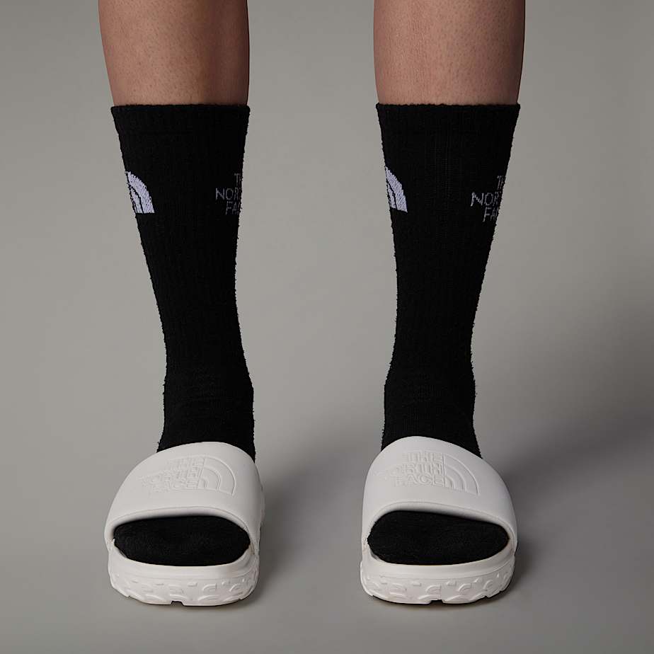 Women The North Face Never Stop Cush Slides White | NF0A65K5V