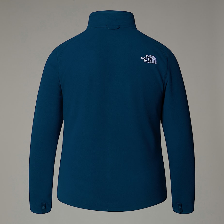 Women The North Face Plus Size 100 Glacier Full-Zip Fleece Jackets Navy | NF0A88B4W