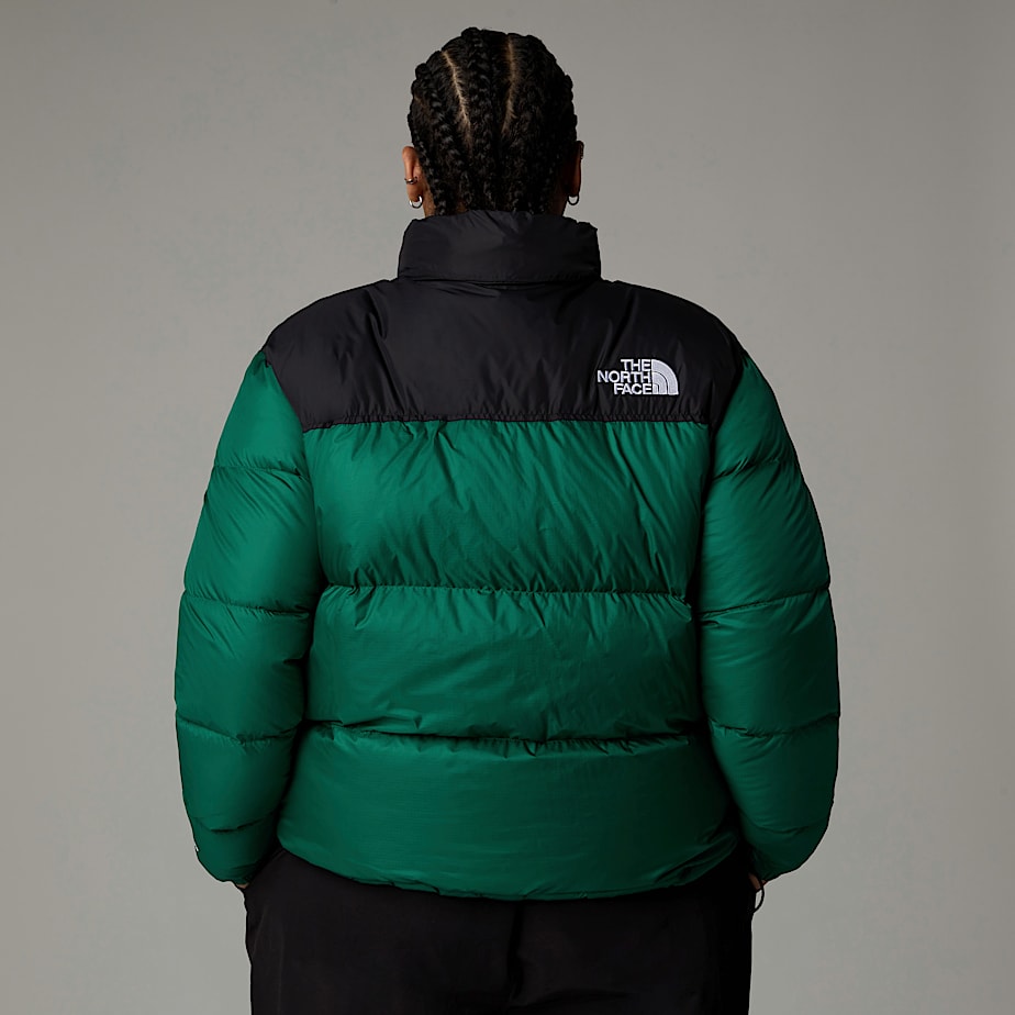 Women The North Face Plus Size 1996 Retro Nuptse Down Jackets Green | NF0A41F6N