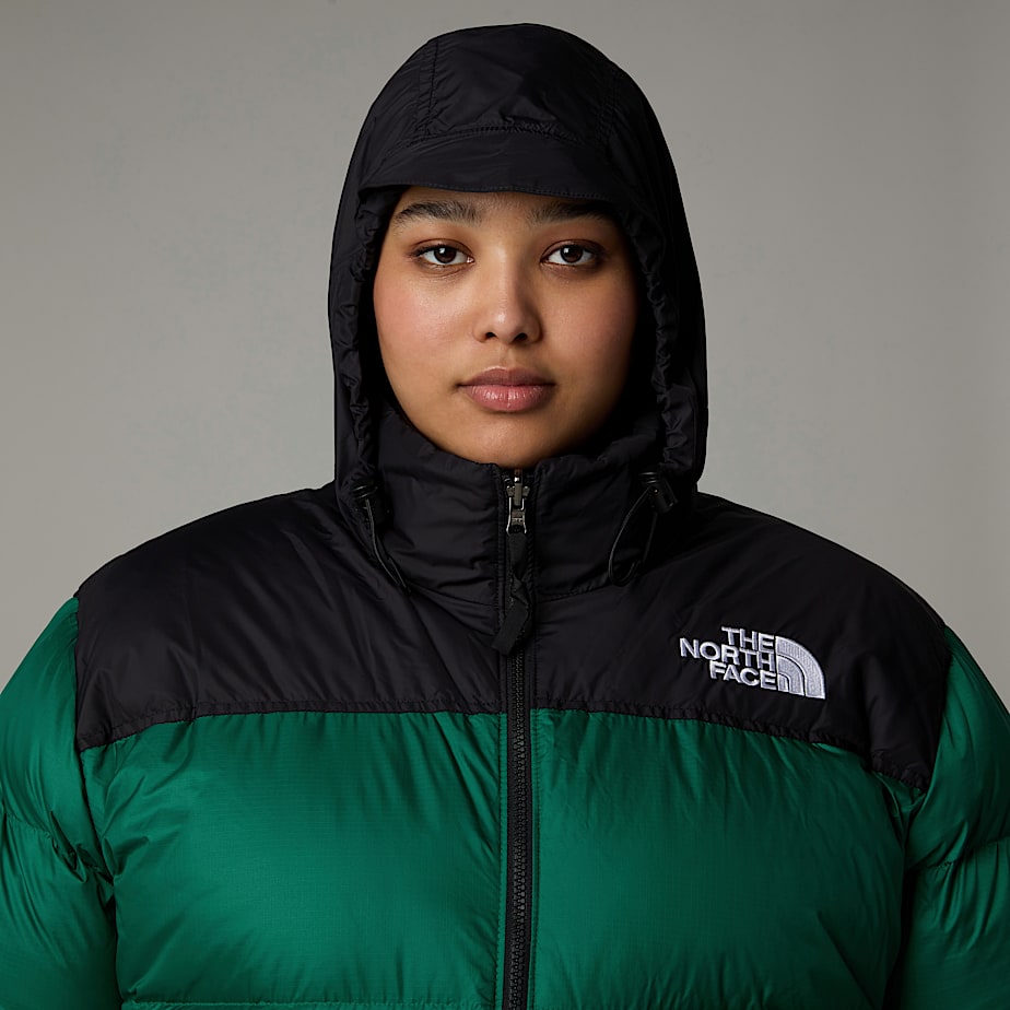 Women The North Face Plus Size 1996 Retro Nuptse Down Jackets Green | NF0A41F6N
