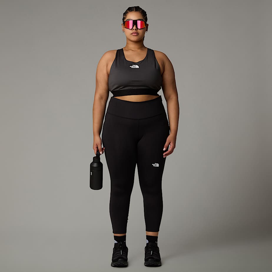 Women The North Face Plus Size Flex High Rise 7/8 Leggings Black | NF0A57Y5R
