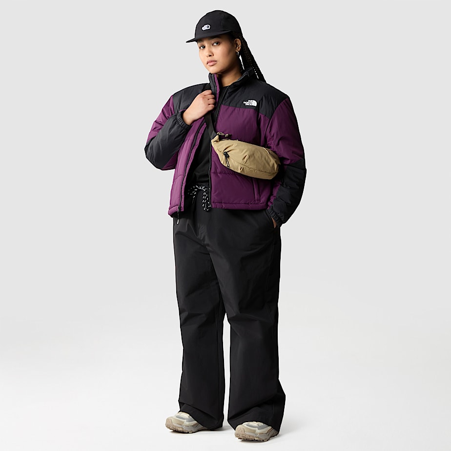 Women The North Face Plus Size Gosei Down Jackets Purple | NF0A93E7A