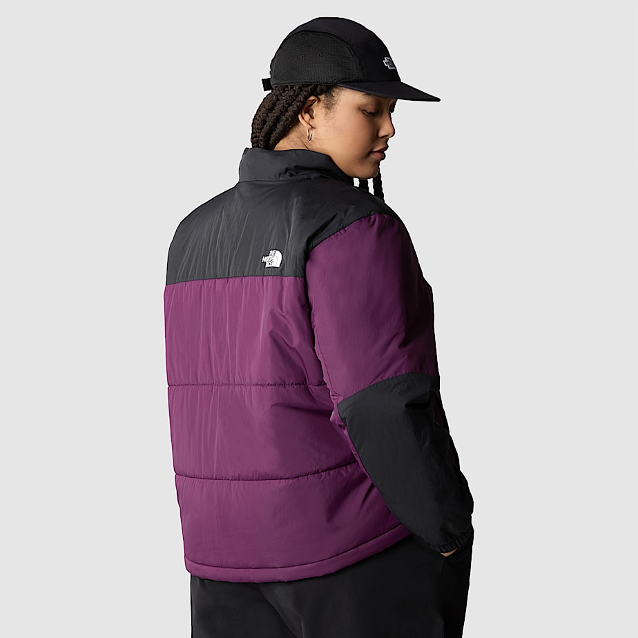 Women The North Face Plus Size Gosei Down Jackets Purple | NF0A93E7A