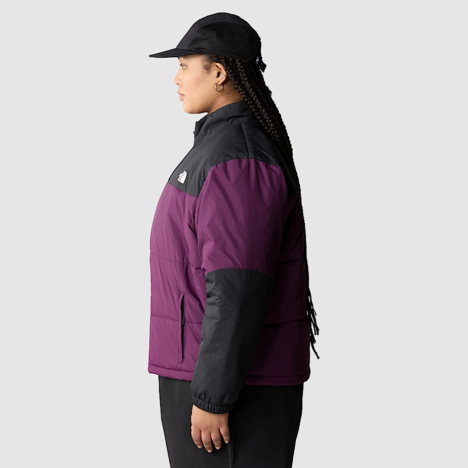 Women The North Face Plus Size Gosei Down Jackets Purple | NF0A93E7A