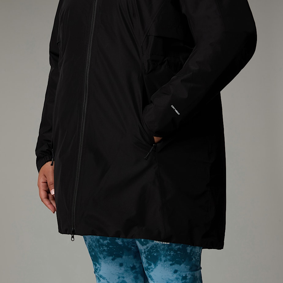 Women The North Face Plus Size Hikesteller Insulated Parka Black | NF0A28Y8U