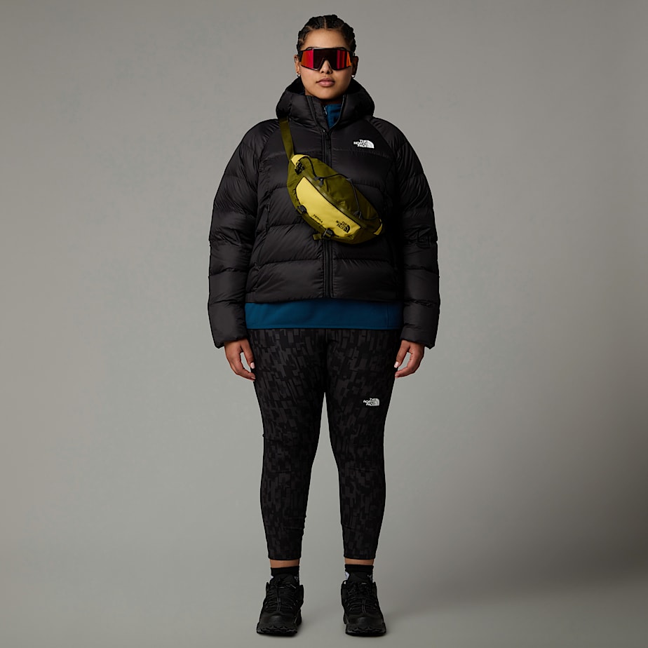 Women The North Face Plus Size Hyalite Down Hooded Jackets Black | NF0A08I8L