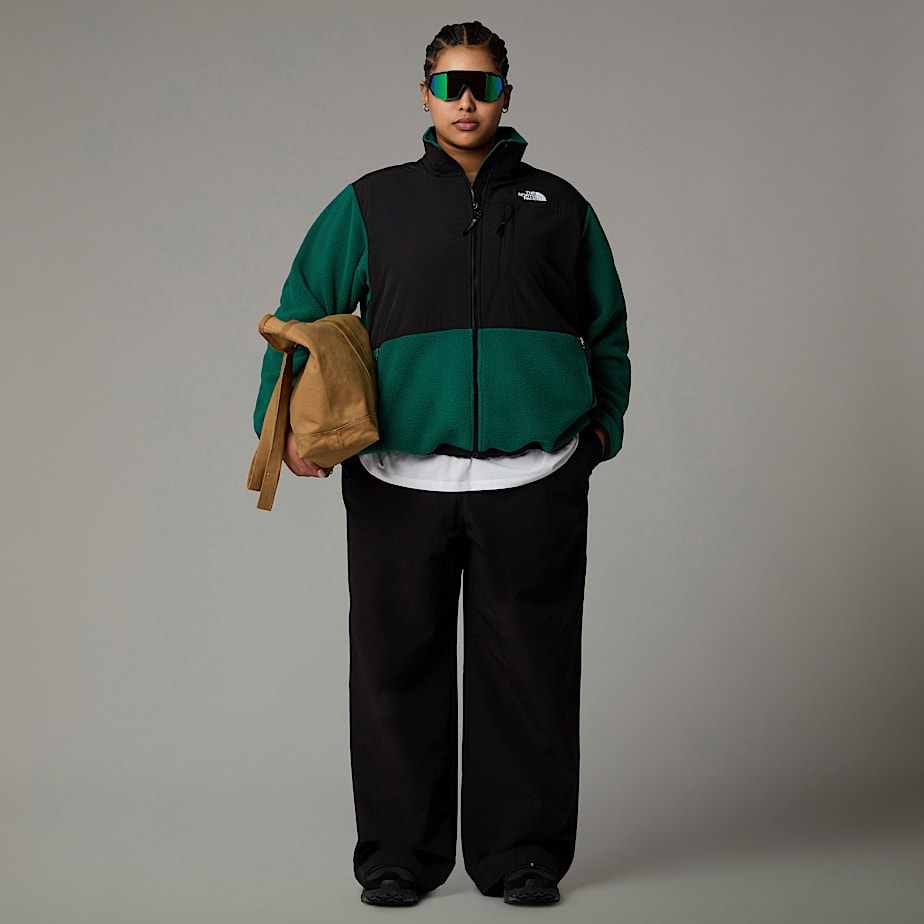 Women The North Face Plus Size Retro Denali Jackets Green | NF0A93P5J