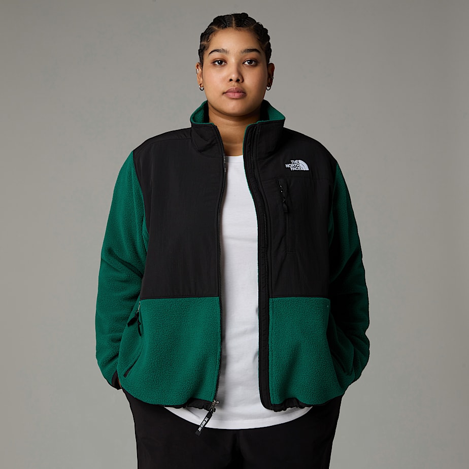 Women The North Face Plus Size Retro Denali Jackets Green | NF0A93P5J