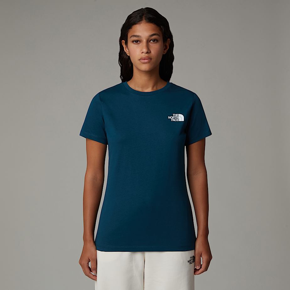 Women The North Face Redbox T Shirts Navy | NF0A37C2P
