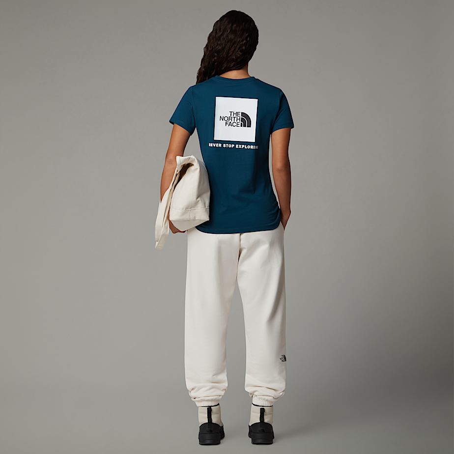 Women The North Face Redbox T Shirts Navy | NF0A37C2P
