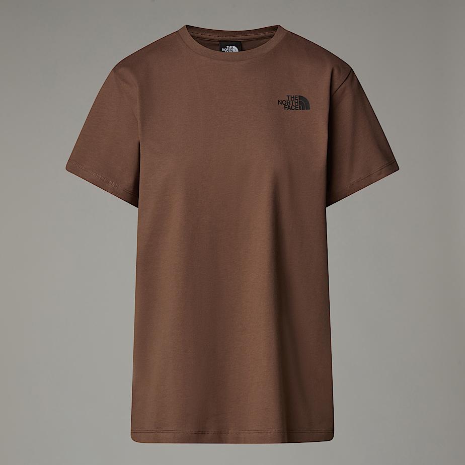 Women The North Face Relaxed Redbox T Shirts Brown | NF0A40F1H