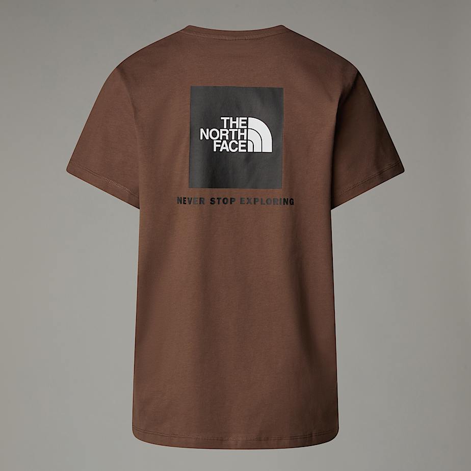 Women The North Face Relaxed Redbox T Shirts Brown | NF0A40F1H